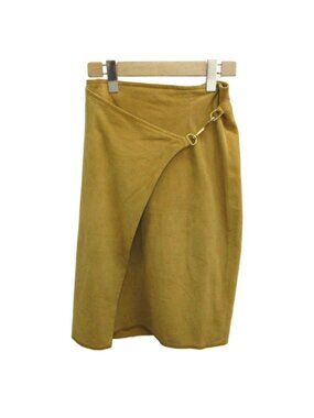Gucci Wrapskirt Pencil Skirt Suede